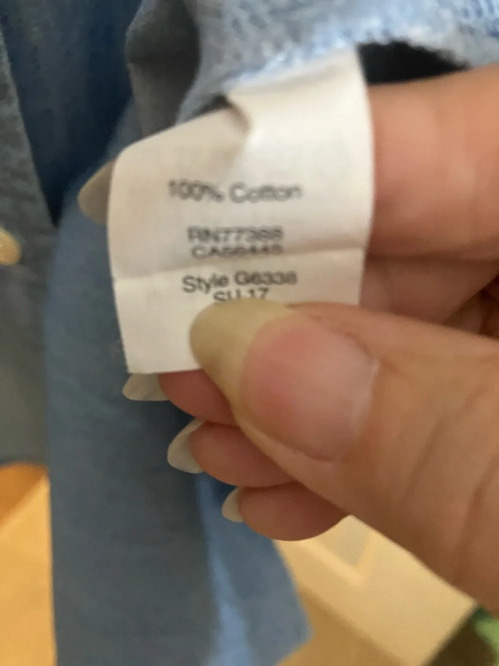 J. Crew sleeveless chambray